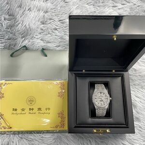 VVS Moissanite Bussdown hip hop watch